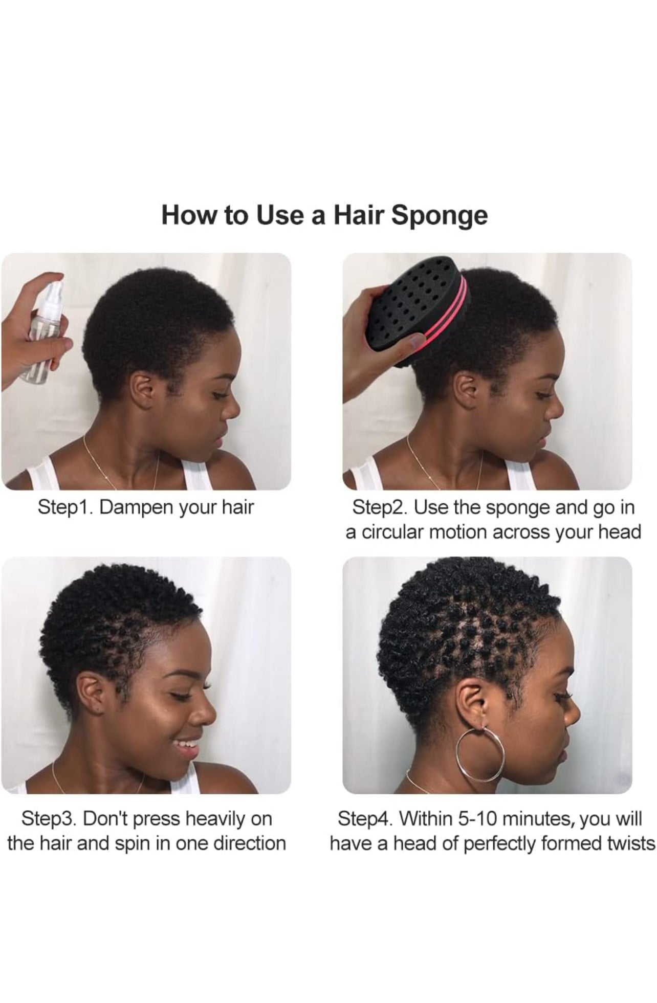 Hair Sponge Brush