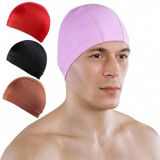 Men’s Wave Cap – Breathable Stretch Mesh Head Wrap for 360 Waves, Sports, Sleeping & Hair Styling, Super Soft Elastic Turban Cap