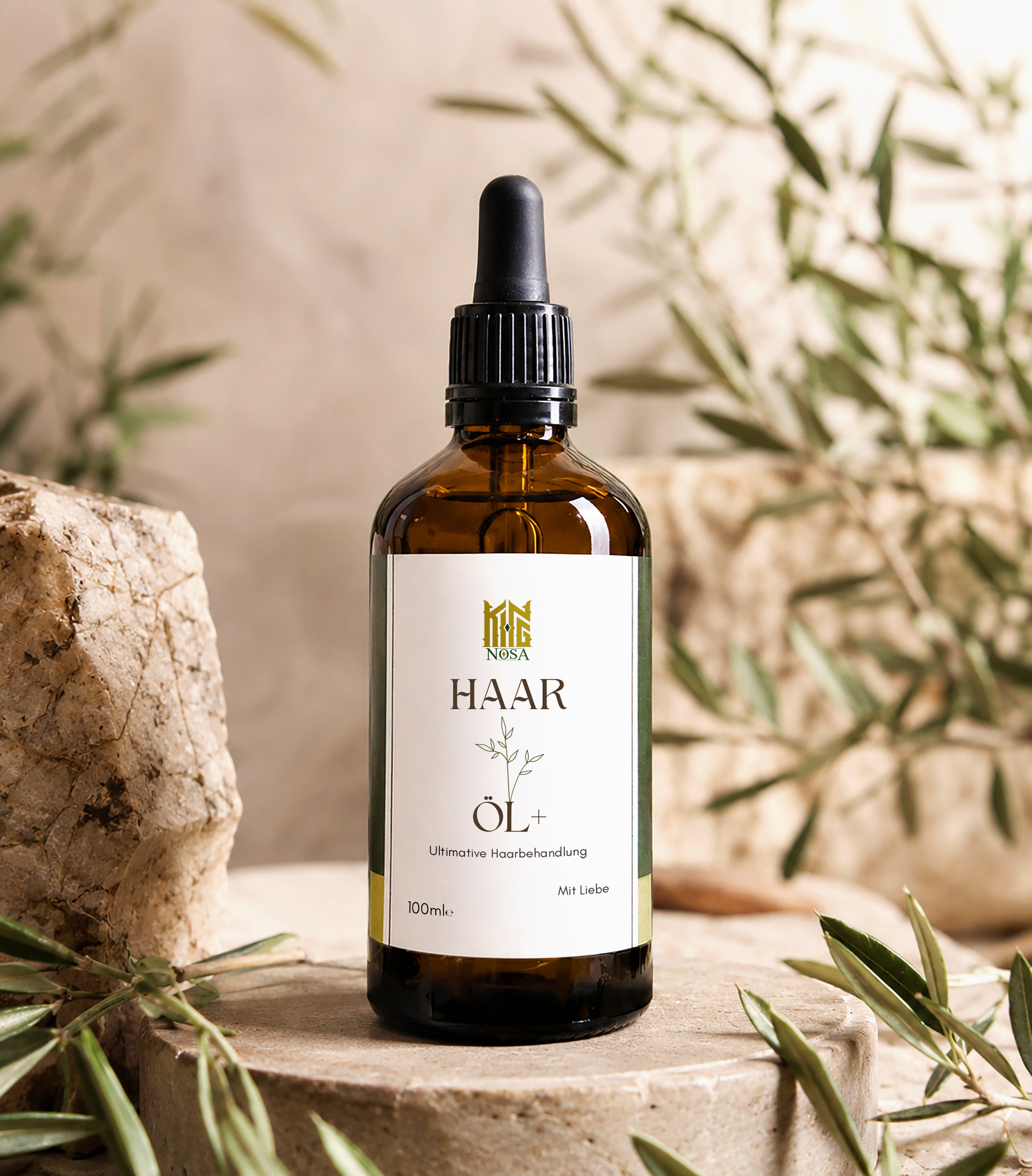 KINGNOSA Hair Growth Oil with Rosemary & Ginger | Natural Scalp & Hair Care