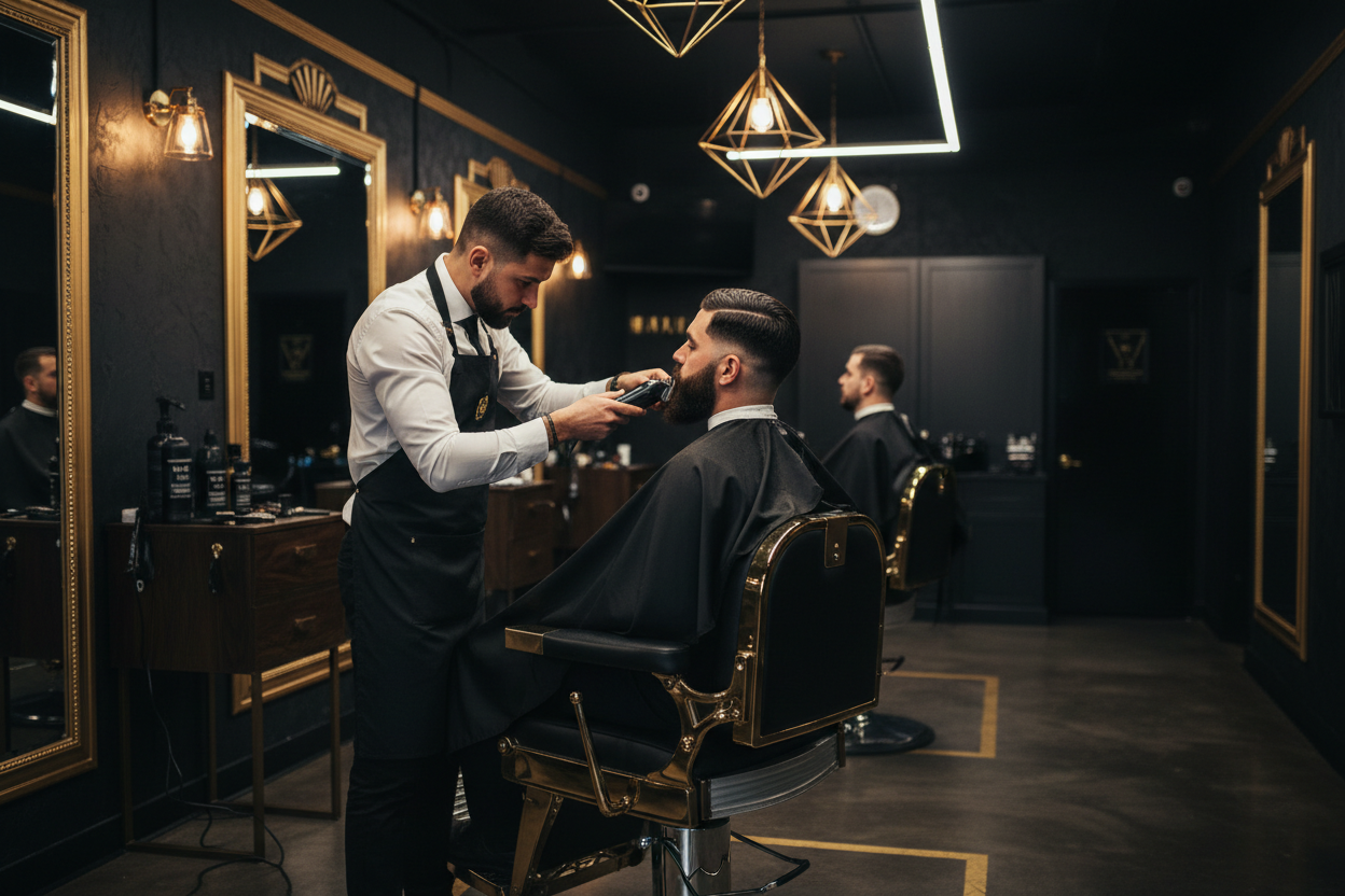 Premium Barbershop Hero