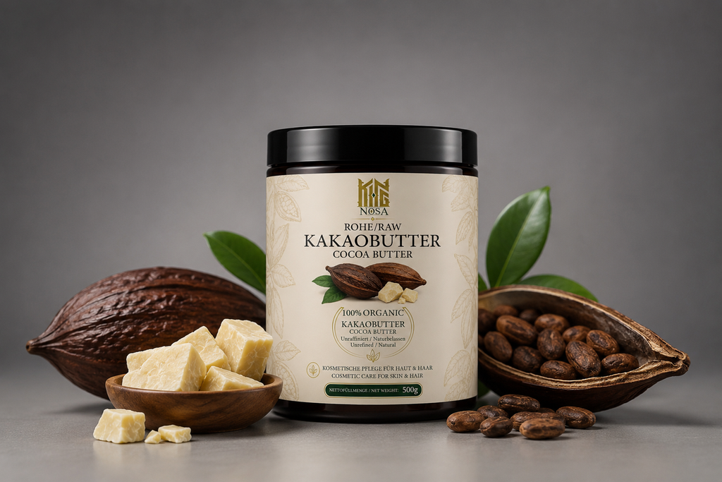 KINGNOSA Raw Cocoa Butter | Natural Hair & Skin Moisturiser