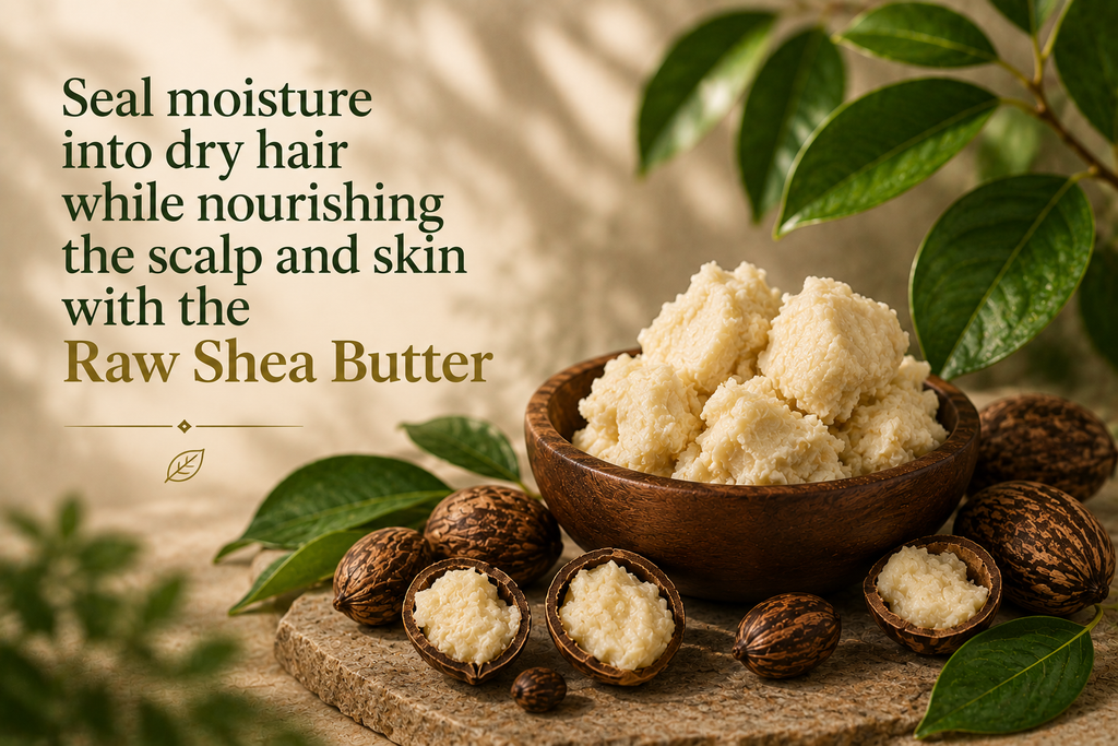 KINGNOSA Raw Shea Butter | Natural Hair & Skin Moisturiser